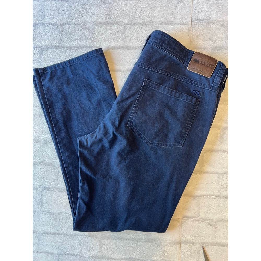Onward Reserve Mens 35x30 Navy Blue Pants preppy business casual